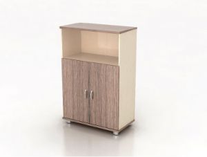 Шкаф средний с нишей К1  ― Офисная мебель по низким ценам