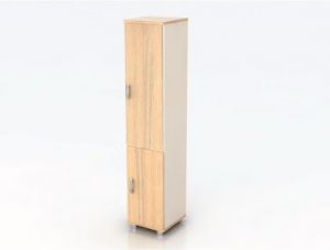 Шкаф узкий закрытый К10 ― Офисная мебель по низким ценам