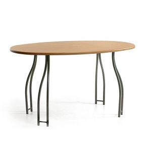 Стол обеденный "Бент-алюминий"(допонительные размеры на развороте страницы) ― Офисная мебель по низким ценам