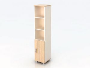 Шкаф узкий полузакрытый К9  ― Офисная мебель по низким ценам