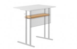 Полка для стола одноместного ― Офисная мебель по низким ценам